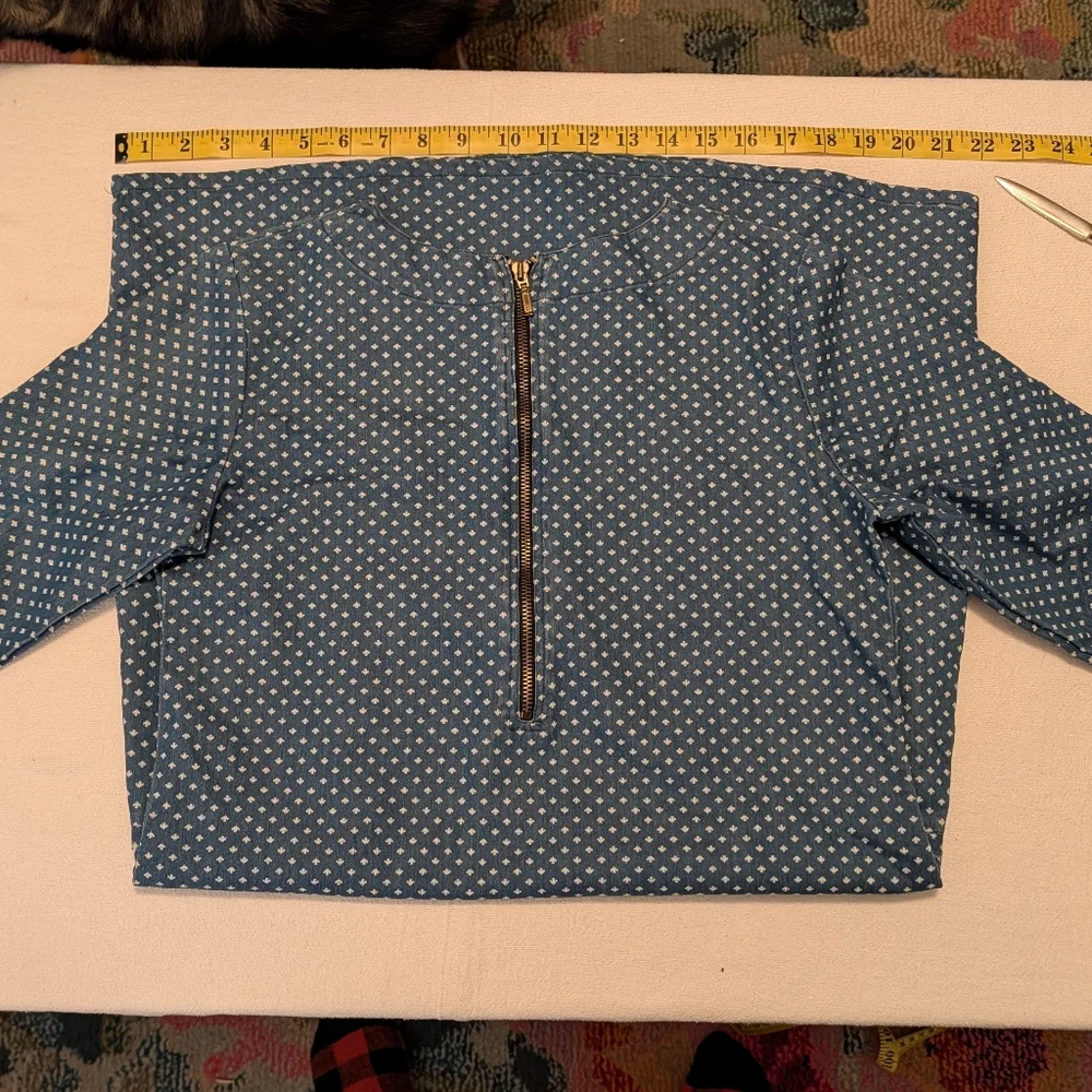 Blue Cotton Dress - Picture 2 of 7
